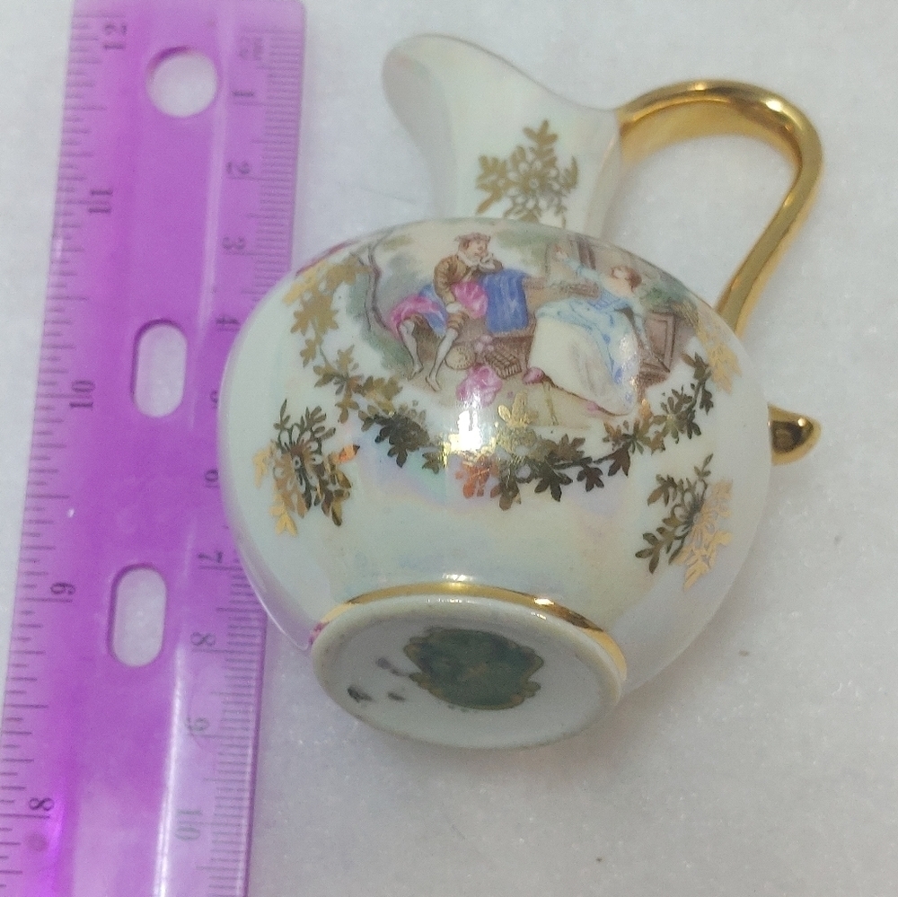 2/$30 Vintage Limoges Porcelain Small Pitcher, Collectible Home Decoration, Gift - Picture 8 of 8